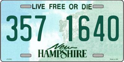 NH license plate 3571640
