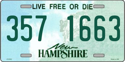NH license plate 3571663