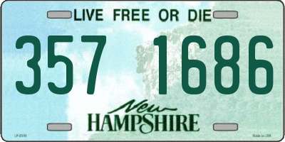 NH license plate 3571686