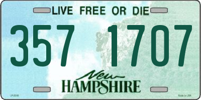 NH license plate 3571707