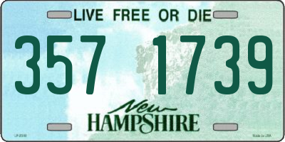 NH license plate 3571739