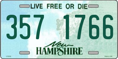 NH license plate 3571766