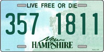 NH license plate 3571811
