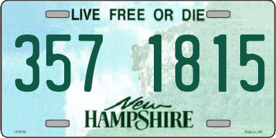 NH license plate 3571815