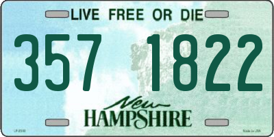 NH license plate 3571822