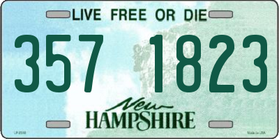 NH license plate 3571823