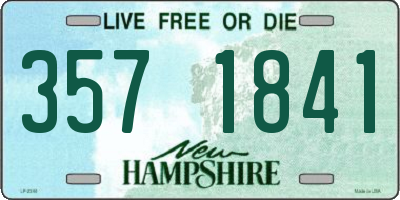 NH license plate 3571841