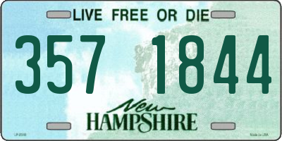 NH license plate 3571844