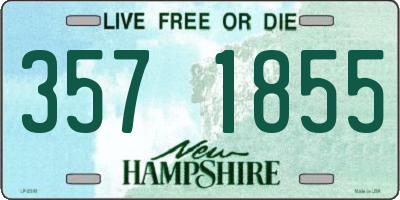 NH license plate 3571855