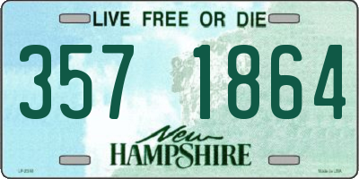 NH license plate 3571864