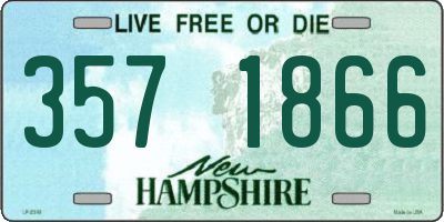 NH license plate 3571866