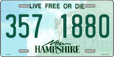 NH license plate 3571880
