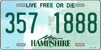 NH license plate 3571888