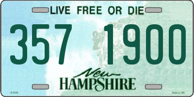 NH license plate 3571900