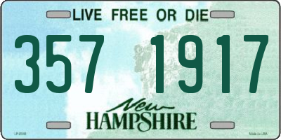 NH license plate 3571917