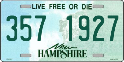 NH license plate 3571927