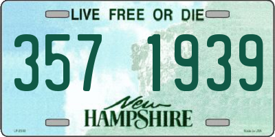 NH license plate 3571939