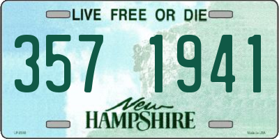 NH license plate 3571941