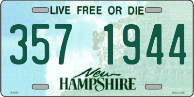 NH license plate 3571944