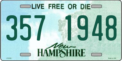 NH license plate 3571948