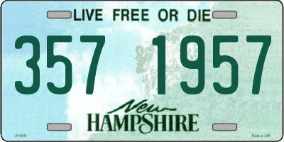 NH license plate 3571957