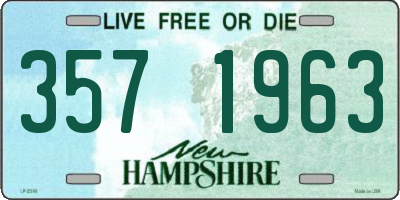 NH license plate 3571963