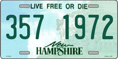 NH license plate 3571972