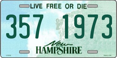 NH license plate 3571973
