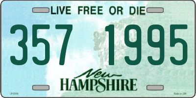 NH license plate 3571995