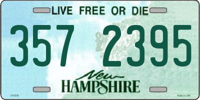 NH license plate 3572395