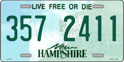 NH license plate 3572411