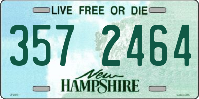 NH license plate 3572464