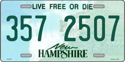 NH license plate 3572507