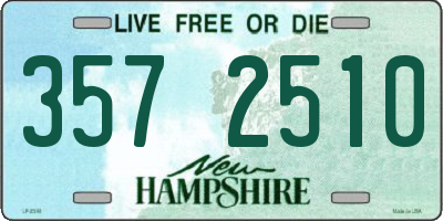 NH license plate 3572510