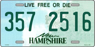 NH license plate 3572516