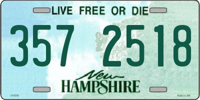 NH license plate 3572518