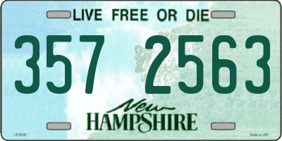 NH license plate 3572563