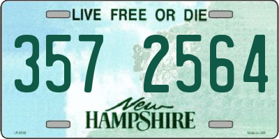 NH license plate 3572564