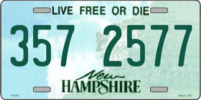 NH license plate 3572577