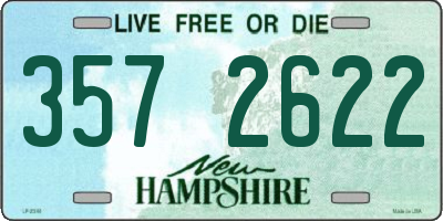 NH license plate 3572622