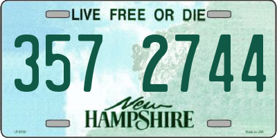 NH license plate 3572744