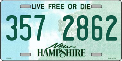 NH license plate 3572862