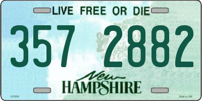 NH license plate 3572882