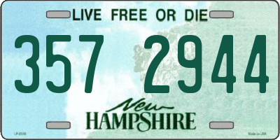 NH license plate 3572944