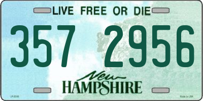 NH license plate 3572956