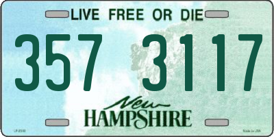 NH license plate 3573117