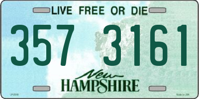 NH license plate 3573161