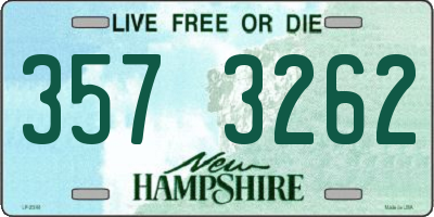 NH license plate 3573262
