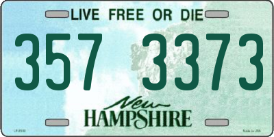 NH license plate 3573373