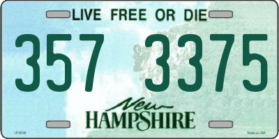 NH license plate 3573375
